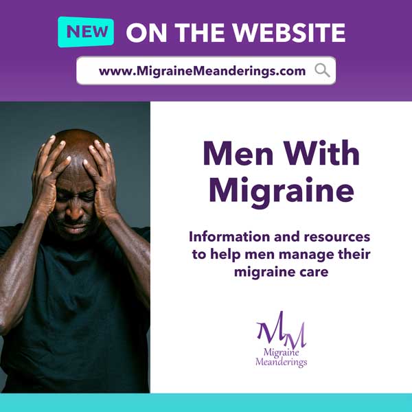 on the web: men with migraine men with migraine